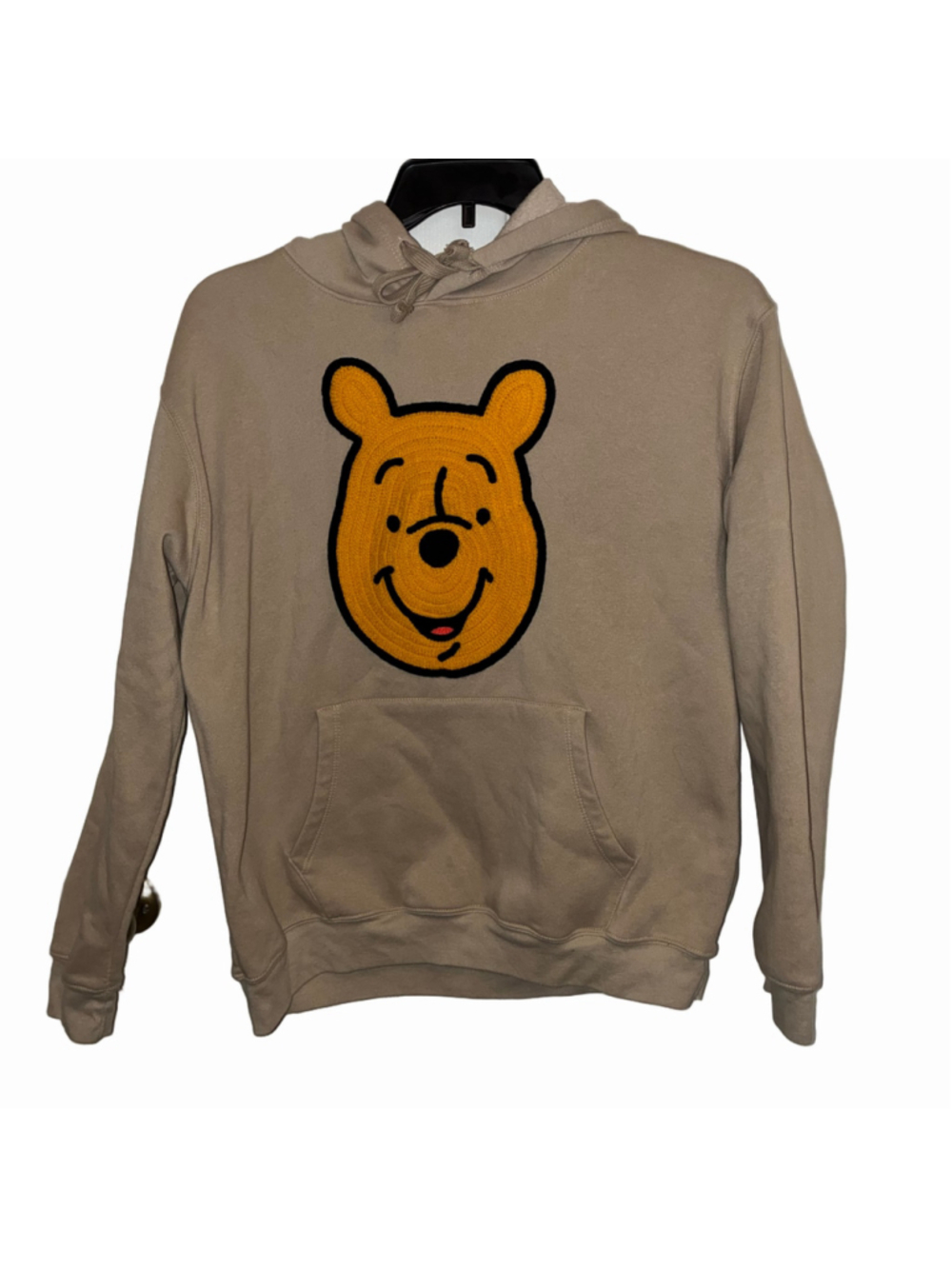 Women's Disney Winnie the Pooh Graphic Hoodie Sweatshirt Beige XL